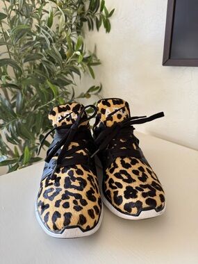 APL Leopard-Print Women's Sneakers - Black & Tan